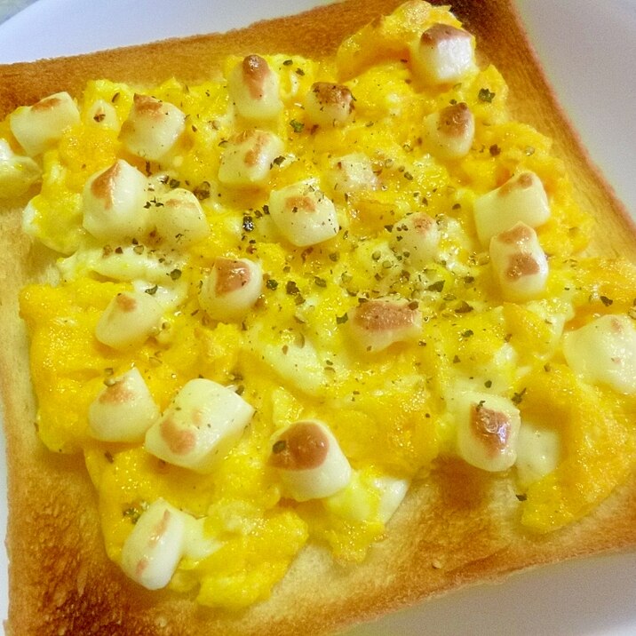 かんたん！朝ごパン！たまごとチーズのトースト